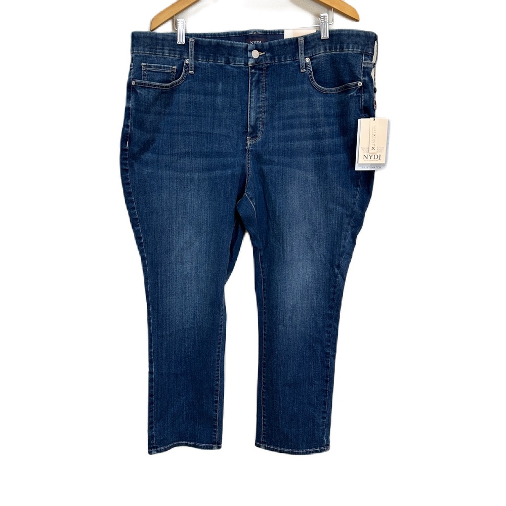 NYDJ Waist Match Sheri Slim Ankle Jean Cambridge Dark Denim Women’s Sz 2X NEW‎